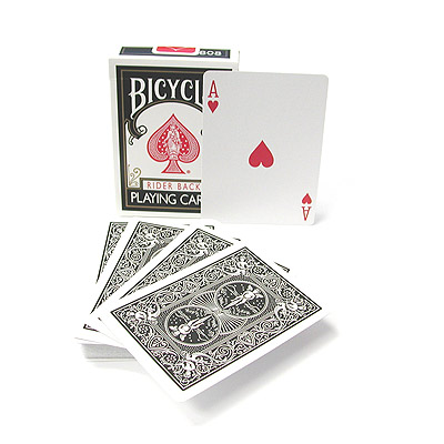 BICYCLE - POKER SIZE BLACK BACK