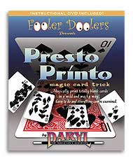PRESTO PRINTO + video online