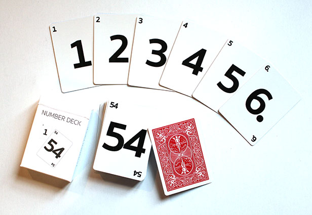 NUMBER DECK BICYCLE