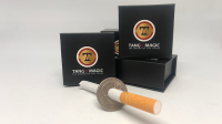 Cigarette Thru Quarter (2 sided)(D0075) by Tango - Trick
