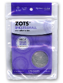 Sticky Dots Small (175 dots- 3/16 inch diameter) Bag of Singles
