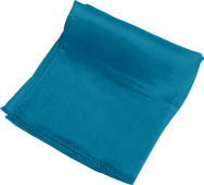 Silk 6 inch (Turquoise) Magic by Gosh - Trick