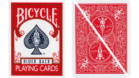 Split Pop Eyed Popper Deck Bicycle (Red)
