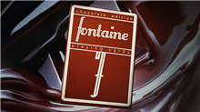 FONTAINE CHOCOLATE PLAYING CARDS