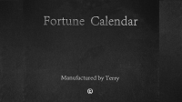 Fortune Calendar (Standard) by TCC and Terry Chou