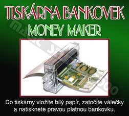 TISKÁRNA BANKOVEK - MONEY MAKER