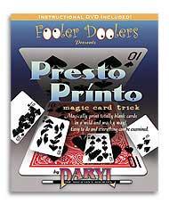 PRESTO PRINTO + video online