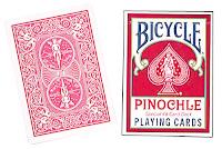 Cards Bicycle Pinochle Poker-size (Red)