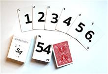 NUMBER DECK BICYCLE